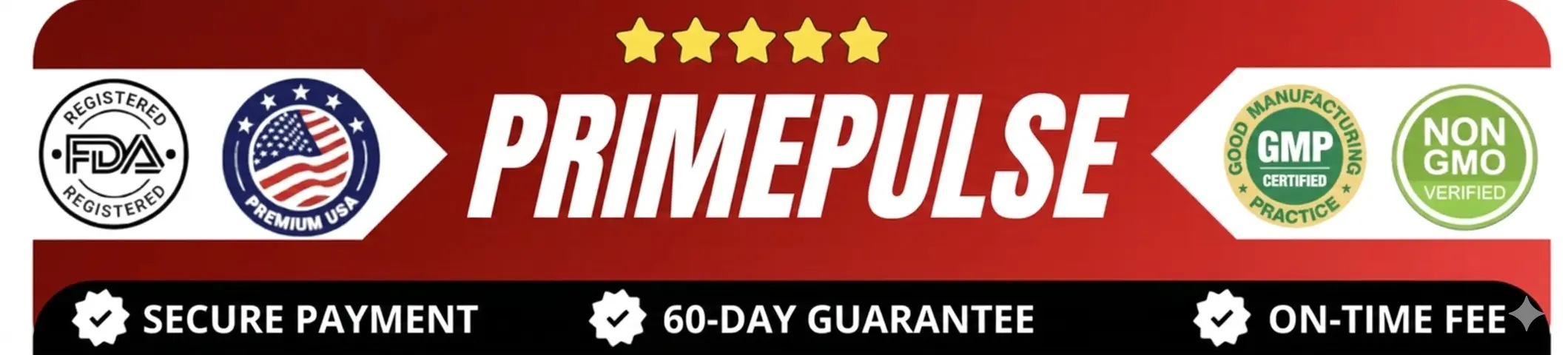Prime Pulse Manufactured in FDA Registered GMP Certified Facility